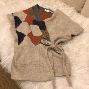 Anthropologie wrap sweater